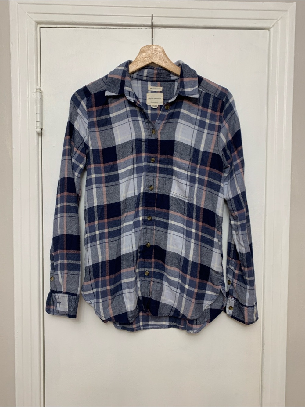 American Eagle Outfitters Ahh-Mazingly Soft Boyfriend Fit Flannel